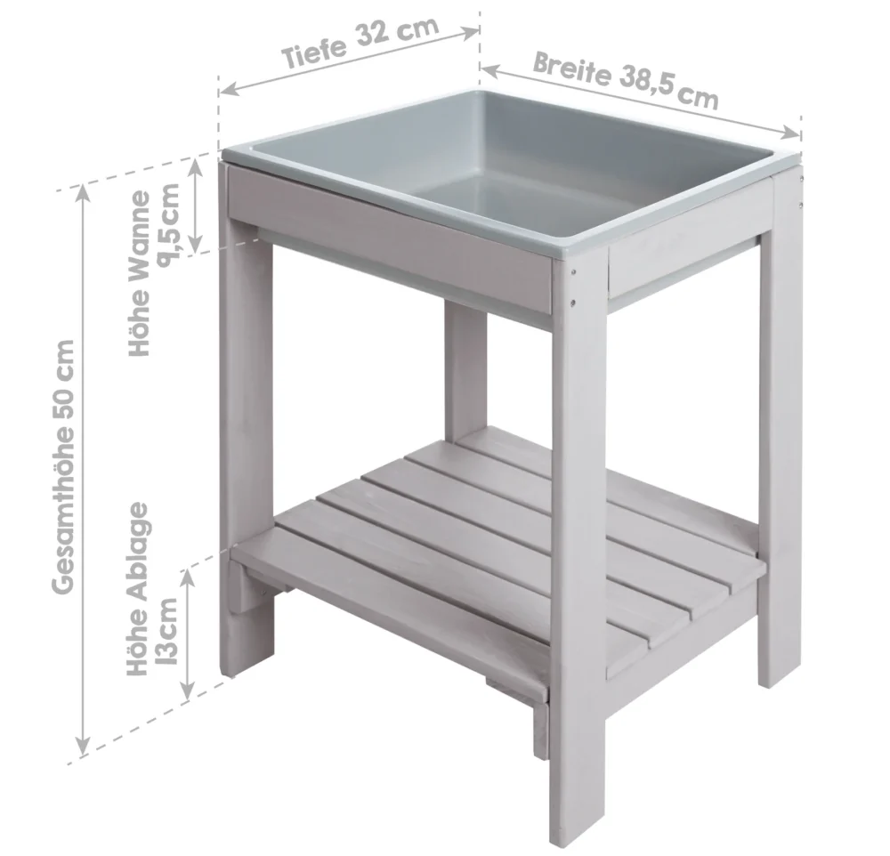 Mesa de juego 'Tiny' Outdoor+, madera maciza resistente a la intemperie - Imagen 5